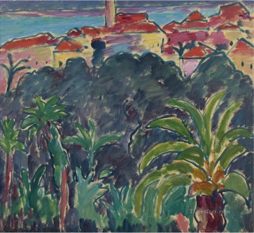 抽象的かつ装飾的 Painting - 南の風景 ボルディゲラ アレクセイ・フォン・ヤウレンスキー 表現主義